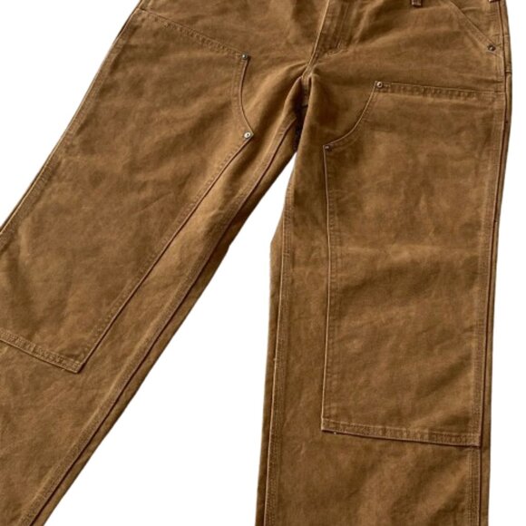 Carhartt Pants - NEW Carhartt Relaxed Fit Kane Double Knee Duck Pant Womens 12 Short Brown 100681